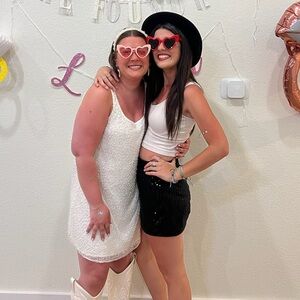 Abercrombie & Fitch Beaded White Dress